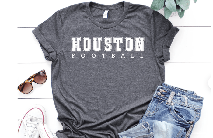 Houston Mustangs Bella T Shirt