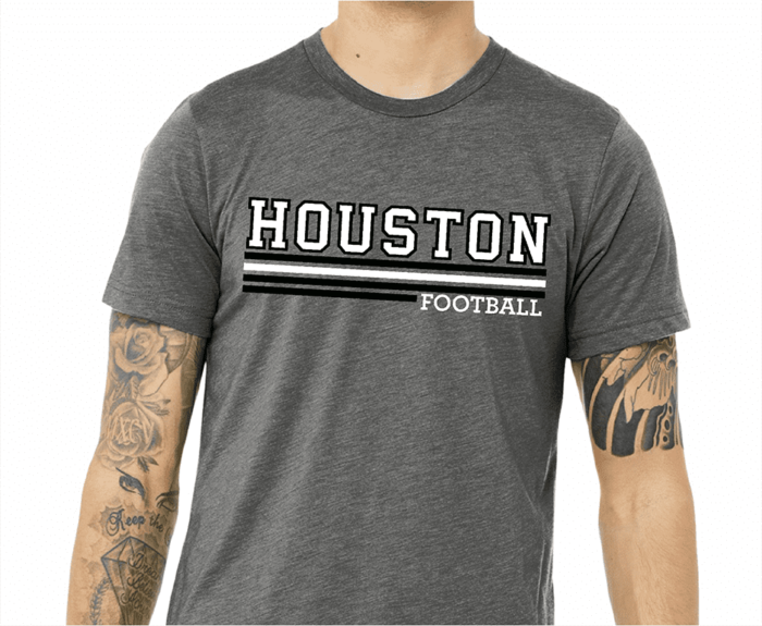 Houston Mustangs Classic T Shirt